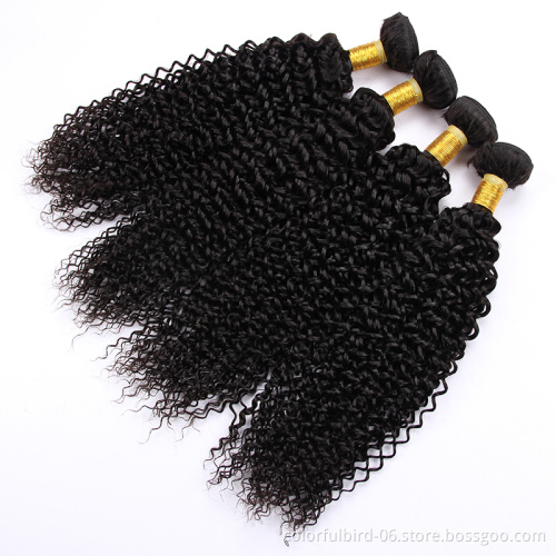 Wholesale jerry curly Double Drawn Bundles 100% Unprocessed human hair for braiding Human Virgin Brazilian Hair